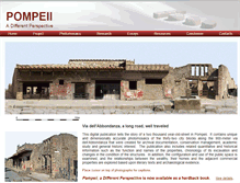 Tablet Screenshot of pompeiiperspectives.org